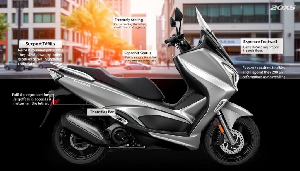 Honda PCX 160 Ergonomic Design